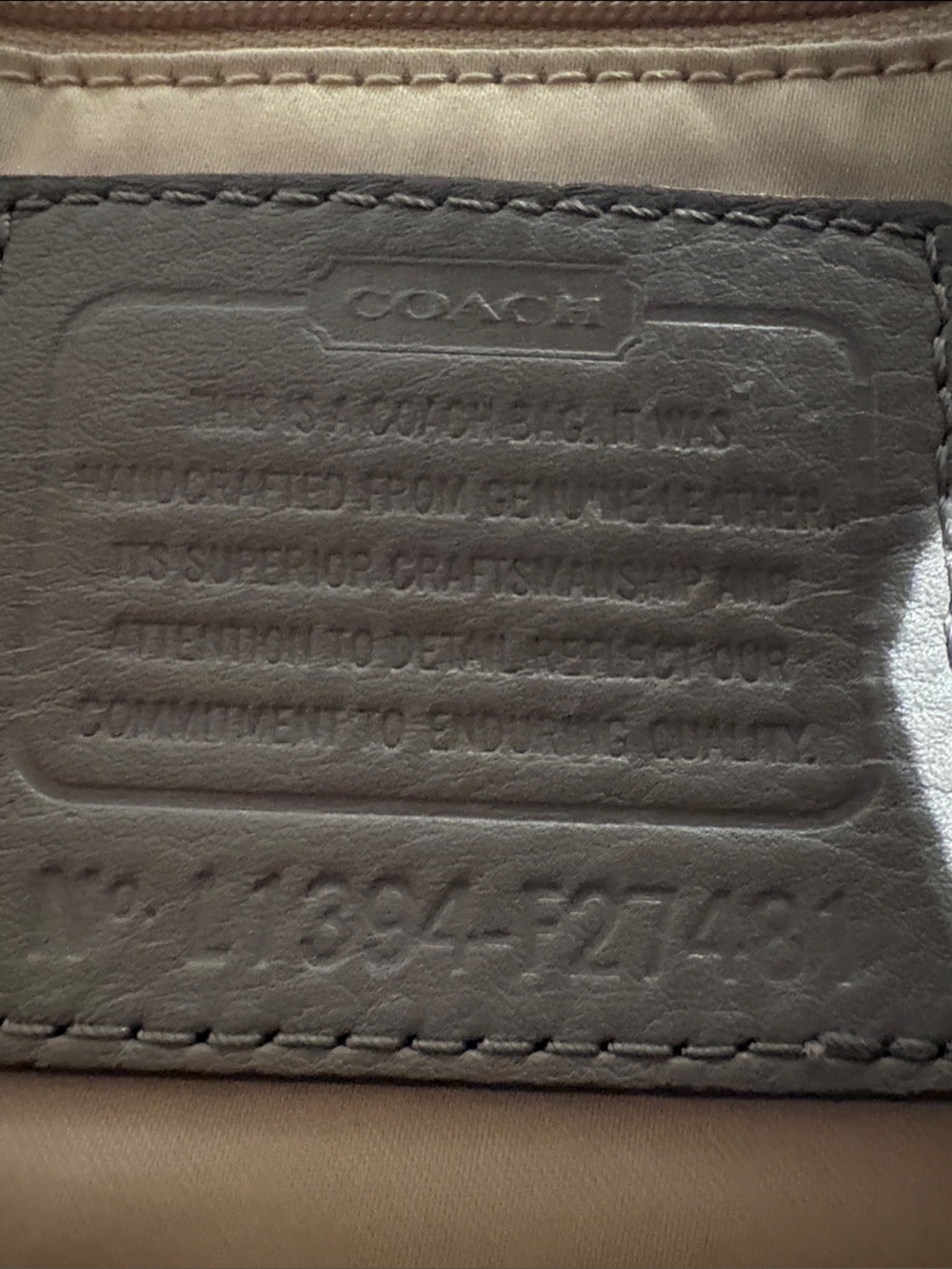 Coach Leather Flap Crossbody in Dusty Mauve - Picture 2 of 8
